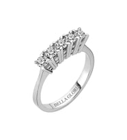 Bella Gloria 0.51ct Pırlanta Beştaş Alyans (AL15007)