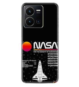 Vivo Y35 Kılıf Resimli Desenli Baskılı Silikon Nasa 2 1407