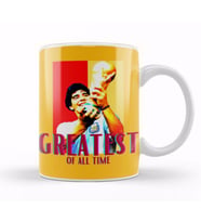 Diego Armando Maradona Artwork Kupa Bardak Porselen