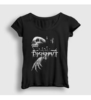 Presmono Kadın Siyah Godmachine Psychonaut 4 T-Shirt 452592tt