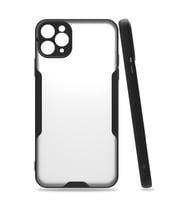 Apple İphone 11 Pro Kılıf Platin Silikon - Siyah