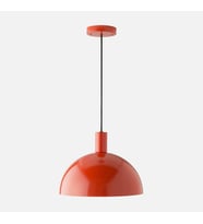 Rsylight Retro Metal Dekoratif Rustik Vintage Kırmızı Sarkıt Avize Çap:30 cm