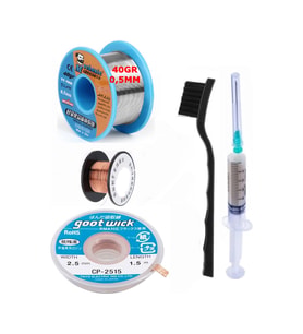Mechanic Lehim Teli 05mm Toplama Ve Emme Teli 2,5mm 5in1 Set