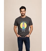 VIGOSS BASKILI OVERSIZE ERKEK T-SHIRT 62535-03370