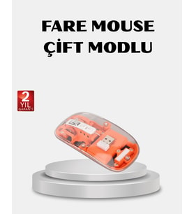 Kablosuz Çift Modlu Mouse – Bluetooth 5.0 + 2.4Ghz - Lisinya