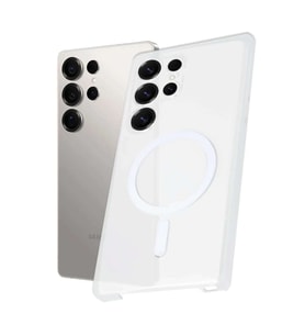 Galaxy S25 Ultra Kılıf PC Zara Magsafe Şeffaf Kılıf - Şeffaf