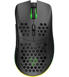 Vertux Oyuncu Mouse Gamecharged Çift Mod Oyun Özel Led Işıklı 16.000 Dpi - Vertux Ammolite (Çok Renkli)
