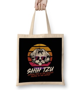Coolest Shih Tzu Bez Çanta Uzun Saplı