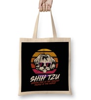 Coolest Shih Tzu Bez Çanta Uzun Saplı