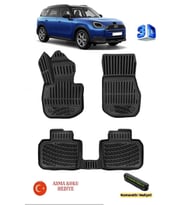 Rizline Mini Countryman U25 EV (ELEKTRİKLİ) 2024 Sonrası Uyumlu 3D Havuzlu Paspas ASMA KOKU VE NUMARATÖR HEDİYELİ