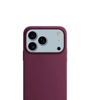 Apple iPhone 17 Pro 6.3'' Liquid Lansman Silikon Kılıf Bordo