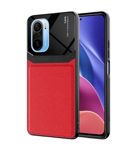 Xiaomi Redmi K40 Kılıf Parlak TPU Emiks Kapak (Kırmızı)