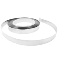 RAFYA METALİZE BEYAZ 25 MT 8 MM 1 RULO