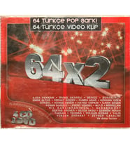 (Plak Değildir CD dir) CD 64 Türkçe Pop Şarkı + 64 Türkçe Video Klip 4 CD + 2 DVD (Koleksiyonerler İçin Sınırlı Sayıda) (Karışık)