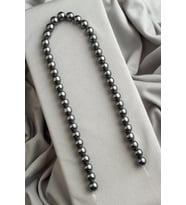 Hematit Taşı Küre Kesim Parlak Füme 10mm Doğal Taş Dizi