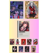 Kakegurui Poster A3 ,2 adet defter A4 1adet , fotokart 9 adet