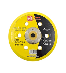 Fixonic B.H.D BHD00836 150mm Havalı Zımpara Tabanı (Sarı)
