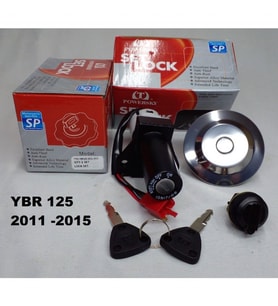 YAMAHA YBR 125 ESD 2011-2015 KONTAK SETİ DEPO KAPAK DAHİL ARASMOTO (Siyah)