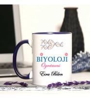 Biyoloji Öğretmenine Özel Öğretmenler Günü Hediyesi Kişiye Özel Kupa Bardak