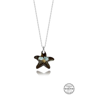 Swarovski Crystal Kadın Star Light Colorado Gümüş Kolye