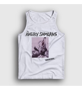 Presmono Unisex Beyaz Inside My Brain The Angry Samoans Atlet 532453tt (Beyaz)