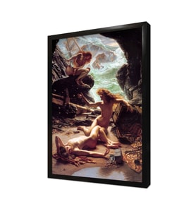 Fırtına Perileri Mağarası Edward Poynter Çerçeveli Mdf Tablo