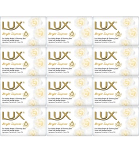 Lux Sabun 80GR Bright Impress (Etkileyici Parlaklık) (12 Li Set)