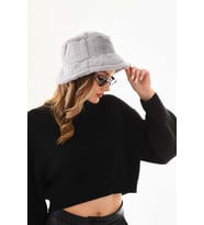 Peluş Bucket Kova Şapka