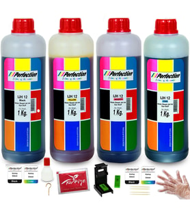 Perfection HP Uyumlu Deskjet İnk Advantage 4300 Muadil Kartuş Dolum Seti 4 X 1000 gr. Kartuş No : 654