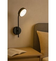 Modern Siyah Beyaz LED Duvar Apliküri, Banyo, Mutfak ve Salon İçin