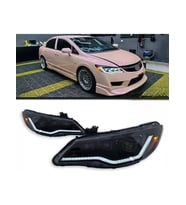 Honda Civic Fd6 2006-2012 Daimond 3 Lens Ledli Ön Far