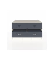 Kronos Konsol 2 Raflı 4 Çekmeceli  176x59x99 Aytaşı-Antrasit