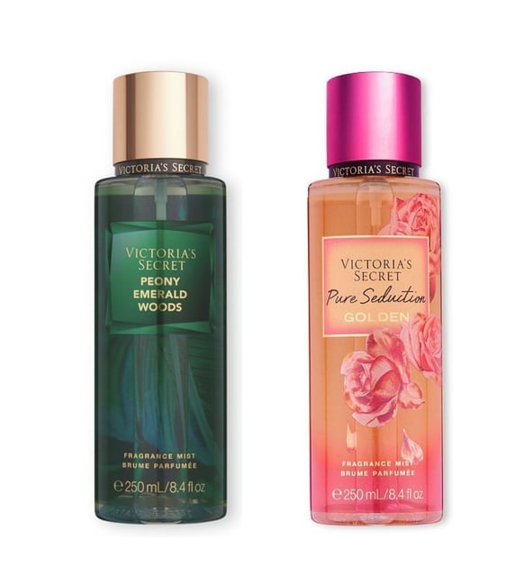 Brume De Parfum Victoria's Secret Peony Emerald Woods - 30 Ml, Flacon Presque Neuf, Peu Utilisé