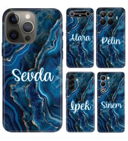 Samsung Galaxy A10 A20 A30 Note 8 9 20 S21 S22 S23 S24 Ultra A04E Kılıf YeniSeri Kişiye Özel İsim Yazılı Silikon Kapak