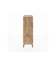 Kronos Dolap 2 Raflı Tek Çekmeceli 2 Kapaklı 44x59x134 Aytaşı-Çam