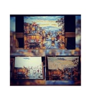 Tramvay Sayılarla Boyama Seti 40x 50 cm (Tuvale Gerili)