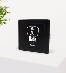 BK Gift Kişiye Özel Godfather Baba Tasarımlı Siyah Metal Sigara Tabakası-15