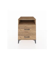 Kronos Komodin Tek Raflı 2 Çekmeceli 60x59x80 Çam-Çam