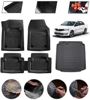 Skoda Rapid Sedan 2012 Sonrası Uyumlu Paspas Araca Özel Bagaj Havuzu MBS Siyah