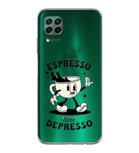 Huawei P40 Lite Uyumlu Baskılı Yumuşak Silikon Şeffaf Telefon Kılıfı