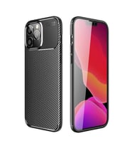 Apple iPhone 14 Pro Max Kılıf Negro Karbon Tasarım Silikon Kılıf (Siyah)