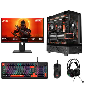 Dragos DRx9949 Ryzen 5 5600 16GB 512GB NVMe 16GB RX 9060XT 24.5 İnç 300Hz 1ms Oyuncu Oem Paket