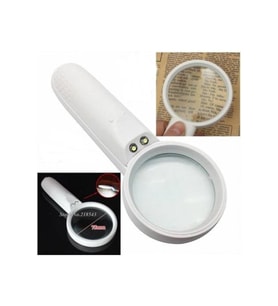 Işıklı Büyüteç Led Aydınlatmalı 75mm 3x Büyütme