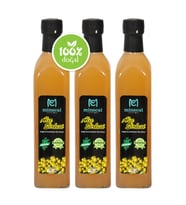 Minecal Alıç Sirkesi 3x500 ml – %100 Katkısız Doğal  Şekersiz  Koruyucu Içermez