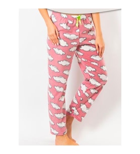 Cepsiz Kışlık Polar Kadın Pijama Altı Tek Alt je26 (Pembe)
