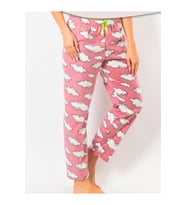 Cepsiz Kışlık Polar Kadın Pijama Altı Tek Alt je26 (Pembe)