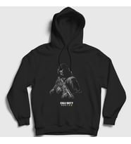 Presmono Unisex Siyah Mobile Call Of Duty Kapüşonlu Sweatshirt 27084tt