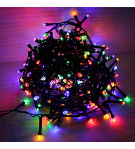 MULTİ COLOR RGB LED LİGHT RENKLİ LED IŞIK 100 LED 4 METRE PİRİNÇ LED IŞIK RENKLİ LED IŞIK 220 V 