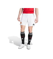 adidas Erkek Manchester United 25/26 İç Saha Şortu Erkek Futbol Şortu JI7430 Beyaz