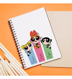 Power Puff Girls Tasarımlı Kişiye Özel Defter